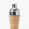 Woven Rattan Cocktail Shaker
