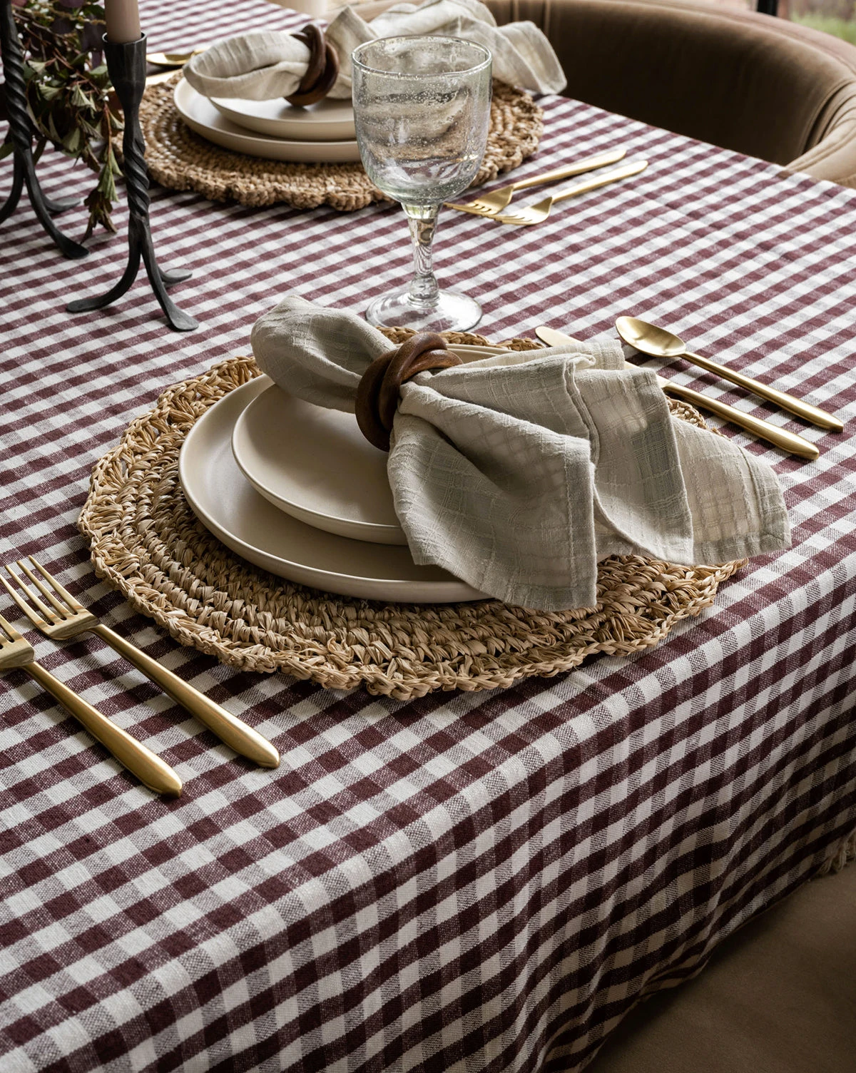 Nevelyn Fringed Tablecloth - Image 2